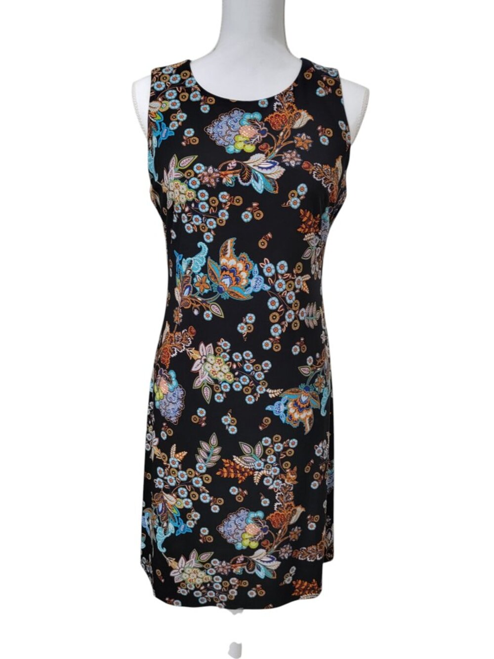 Tommy Hilfiger Size 6 Floral Paisley Sleeveless Shift Dress, NEW with Tag